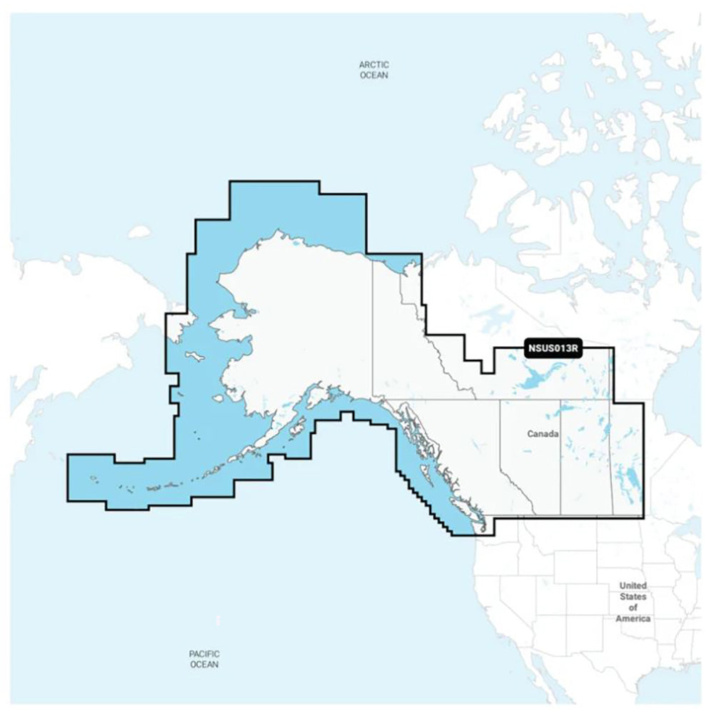 Garmin Navionics NSUS013R Canada West  Alaska 010C148520