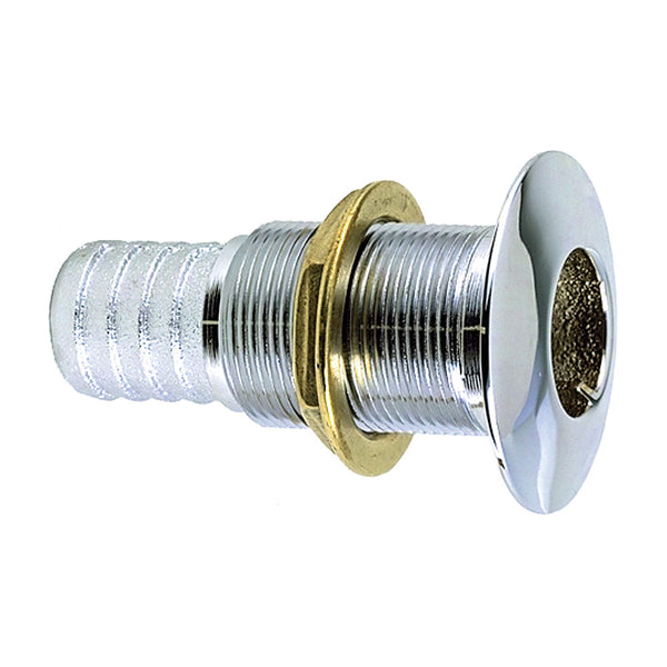 Perko 1-1/2" Thru-Hull Fitting f/ Hose Chrome Plated Bronze Made in the USA [0350008DPC]