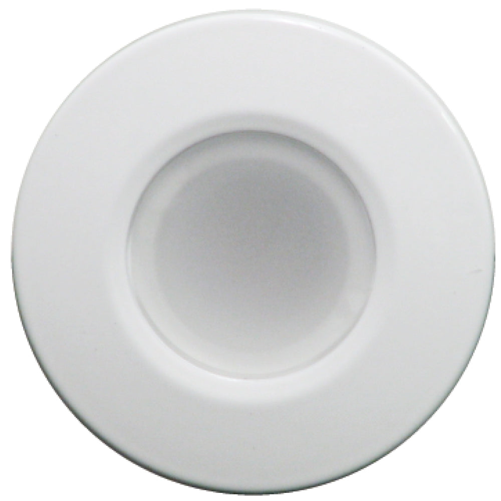 Lumitec Orbit  Flush Mount Down Light  White Finish  4Color BlueRedPurpleWhite Non Dimming 112520