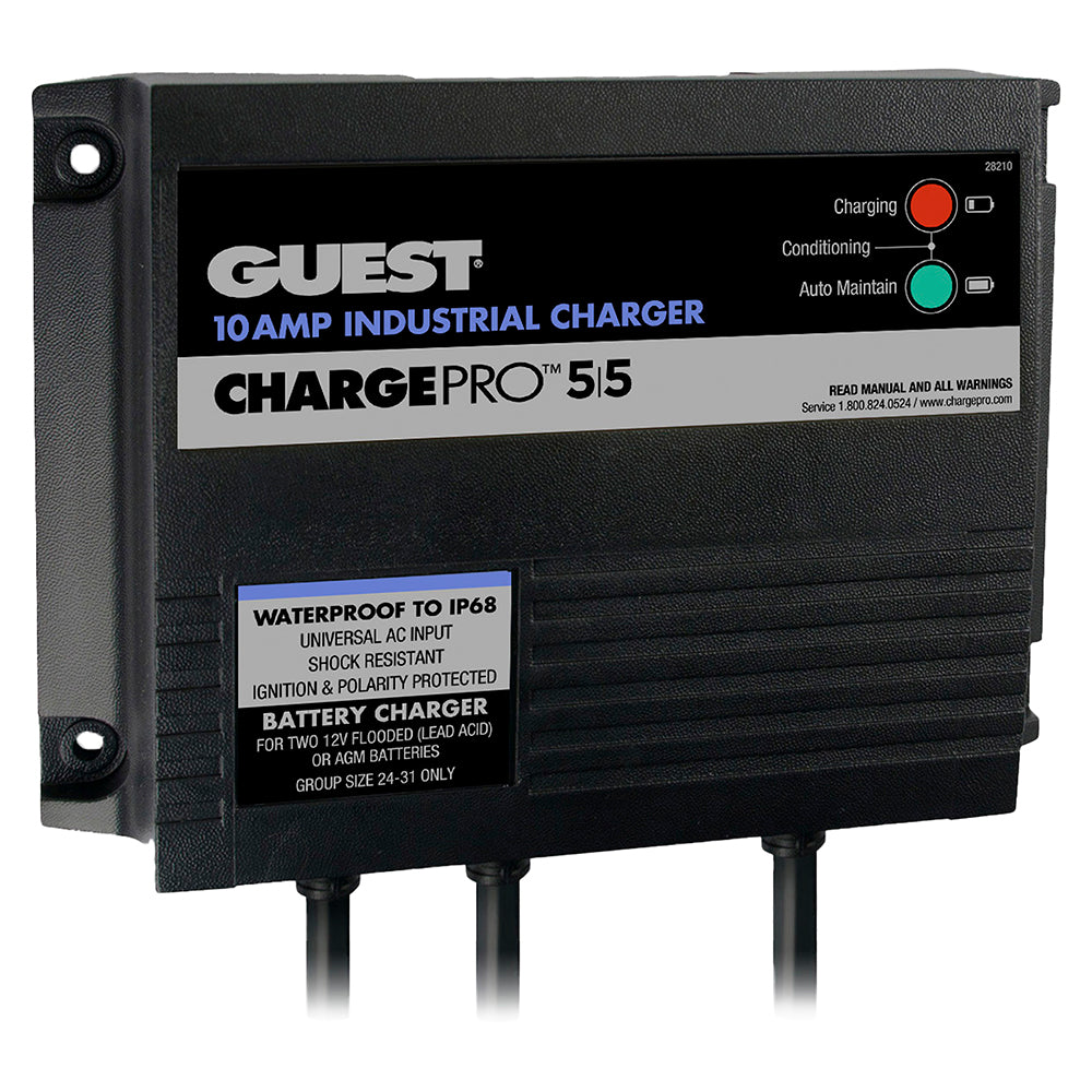 Guest 10AMP  1224V 2 Bank 120V Input OnBoard Battery Charger 28210