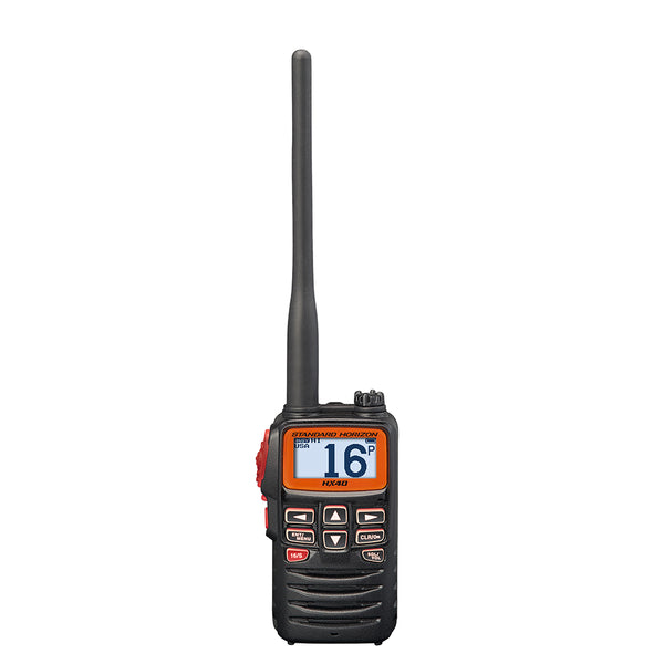 Standard Horizon HX40 Handheld 6W Ultra Compact Marine VHF Transceiver wFM Band HX40