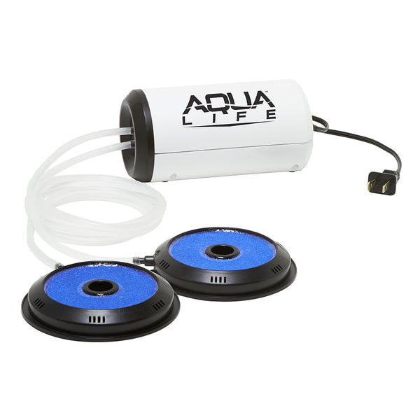 Frabill Aqua-Life Aerator Dual Output 12V DC Greater Than 25 Gallons [14213]