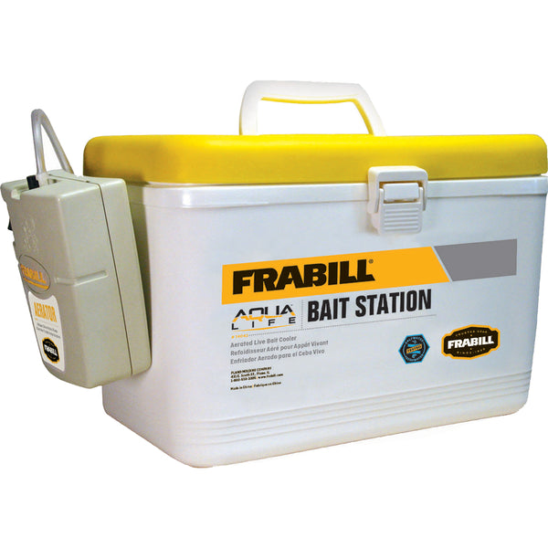 Frabill Bait Box wAerator  8 Quart 14042