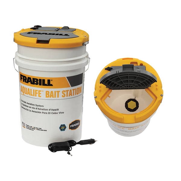 Frabill AquaLife Bait Station  6 Gallon Bucket 14691