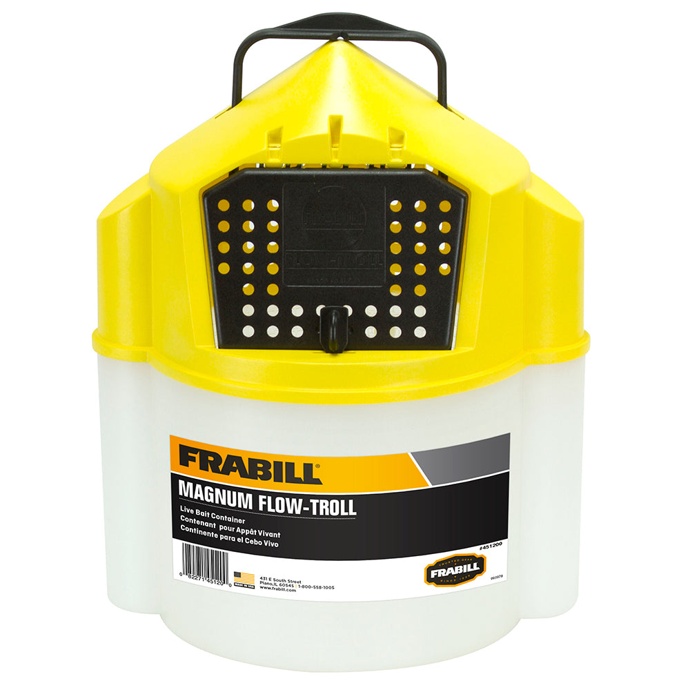 Frabill Magnum Flow Troll Bucket  10 Quart 451200