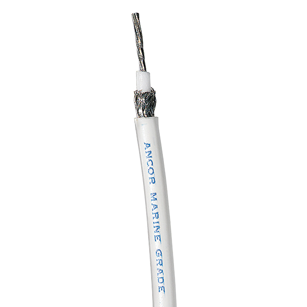 Ancor RG 8X White Tinned Coaxial Cable