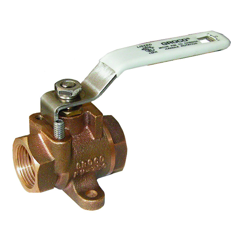 GROCO 14 NPT Bronze Inline Fuel Valve