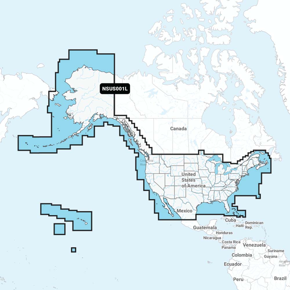 Garmin Navionics NSUS001L US  Coastal Canada 