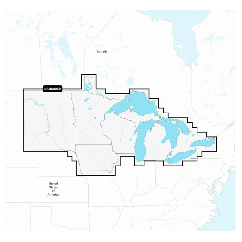 Garmin Navionics NSUS005R US North  Great Lakes