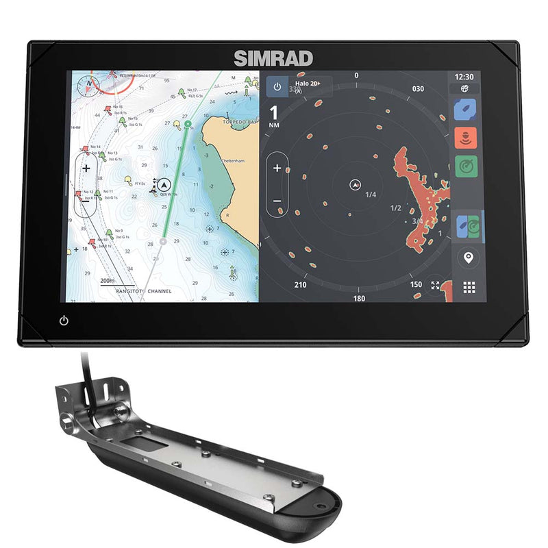 Simrad NSX 3009 9 Combo Chartplotter  Fishfinder wActive Imaging 3in1 Transducer 00015366001