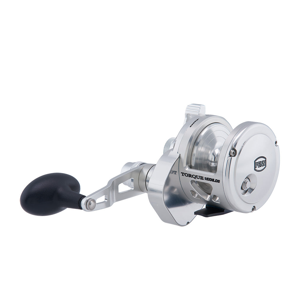 PENN Torque Lever Drag 2 Speed Reel Silver