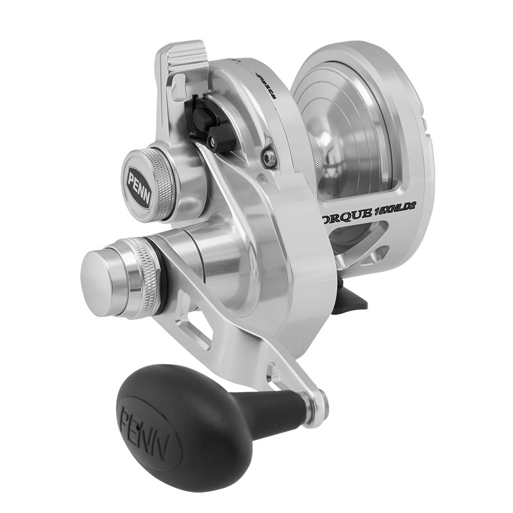 PENN Torque Lever Drag 2 Speed Reel Silver