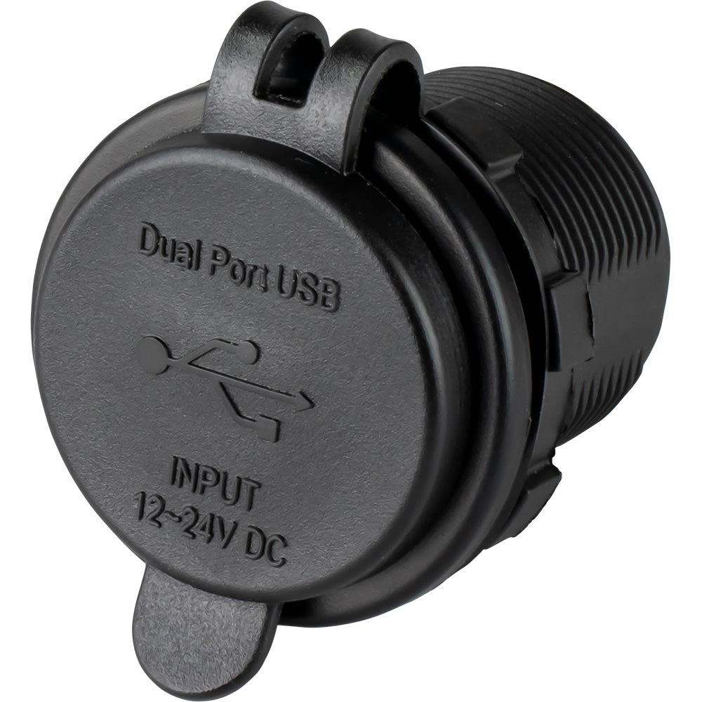 SeaDog Round Dual USB  USBC Power Socket 4265161