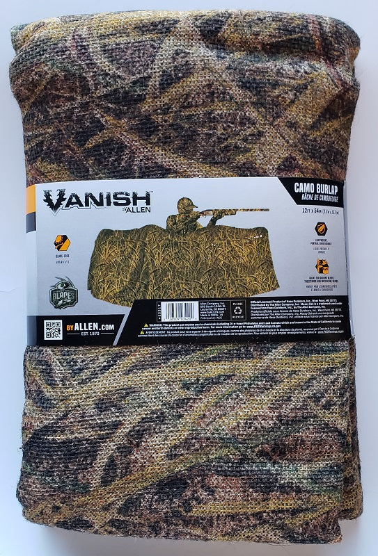 Allen Vanish Burlap 12ft x 54in Mossy Oak Shadow Grass Blades™ 25317