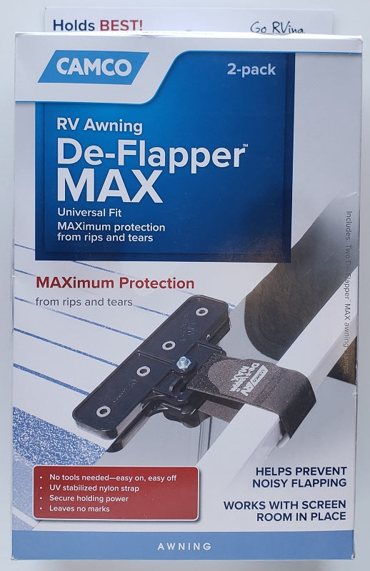 Camco RV Awning De-Flapper MAX Universal Kit 42251