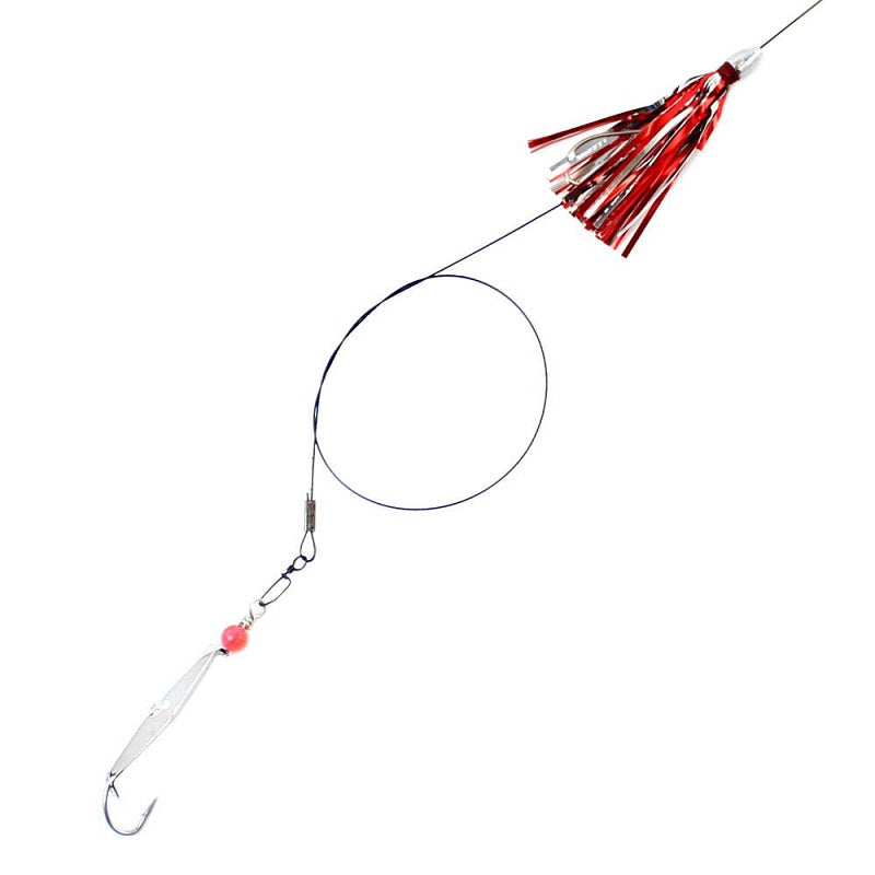 Clarkspoon Mackerel Duster Rig Red/Silver MDRS-0RBMS