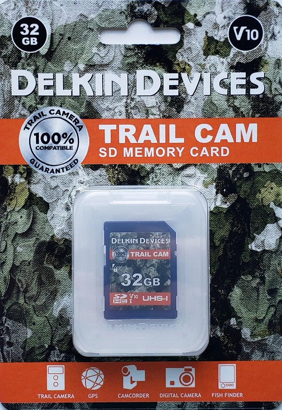 Delkin Devices Trail Cam SD 32GB Memory Card DDSDTRL-32GB