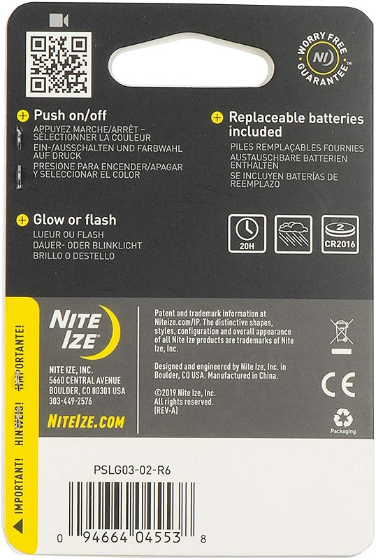 Nite Ize SpotLit Blue Collar Light PSLG03-02-R6