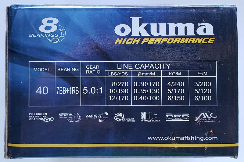 Okuma Raw II 40