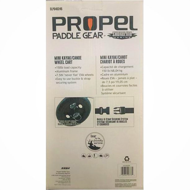 Propel Paddle Gear Mini Kayak/Canoe Wheel Cart SLPG40245