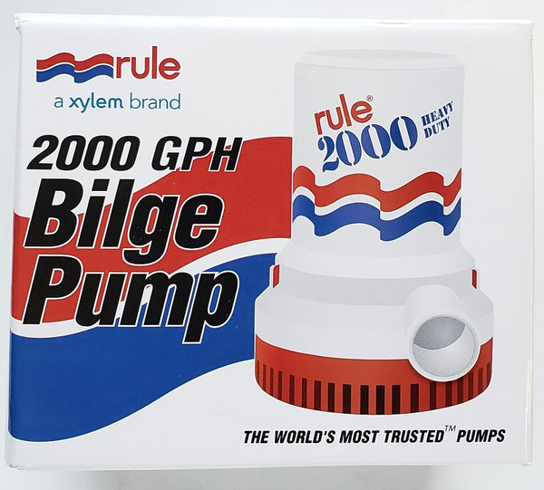 Rule 2000GPH Bilge Pump Model 10-6UL