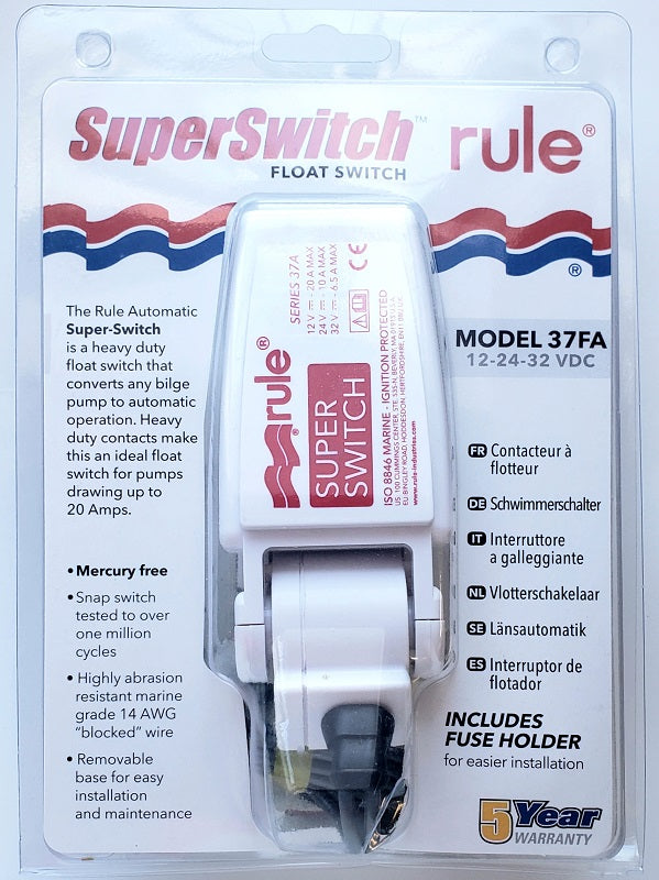 Rule SuperSwitch Float Switch 37FA