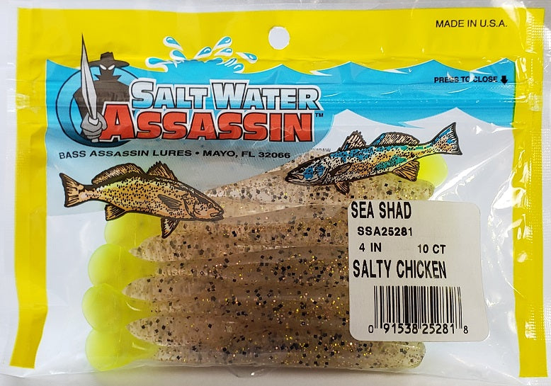 SaltWater Assassin Sea Shad Salty Chicken