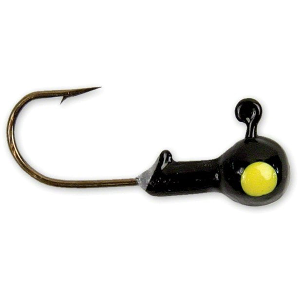 Sea Striker Got-Cha Black Round Jig Heads 1/8oz 10pk HJH18-3