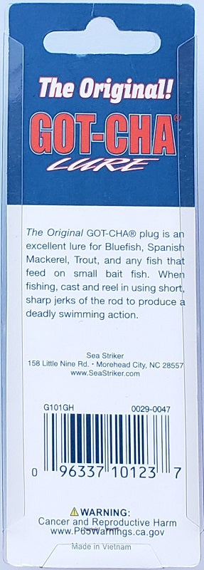 Sea Striker Got-Cha Lure 3 in. 1 oz. G101GH