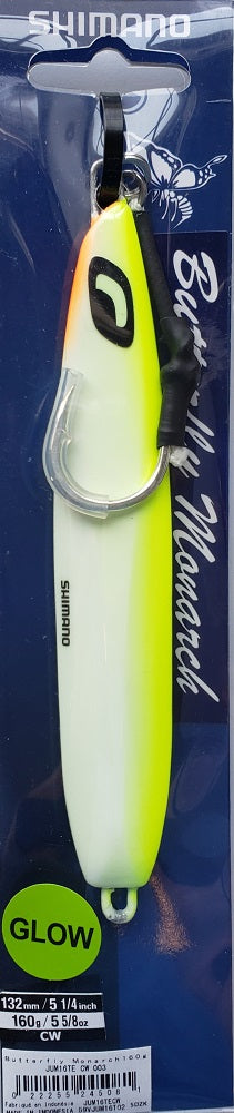 Shimano Butterfly Monarch Jigs Chartreuse White JUM16TECW