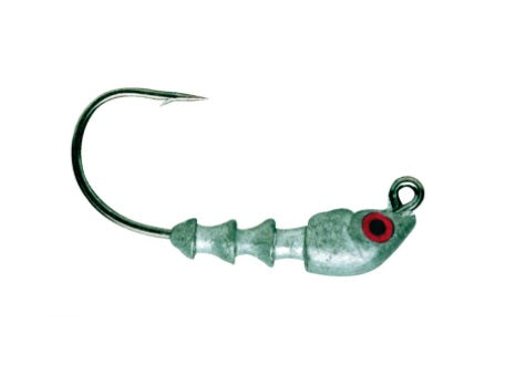 Bass Assassin Lead/Red Eye Jighead 1/4oz 4ct JA07001