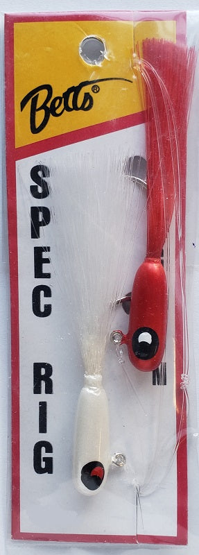 Betts Spec Rig Magnum 1/4 oz White/Red 780-4-15