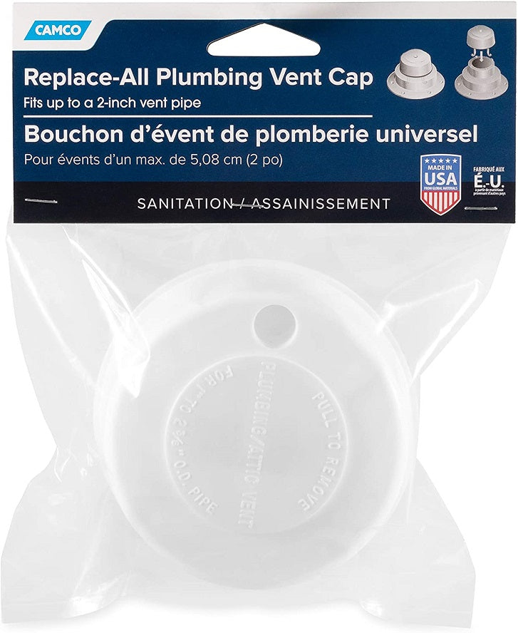 Camco Replace-All Plumbing Vent Cap 1 per pk 40034