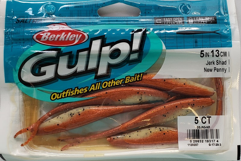 Berkley Gulp! 5in New Penny Jerk Shad