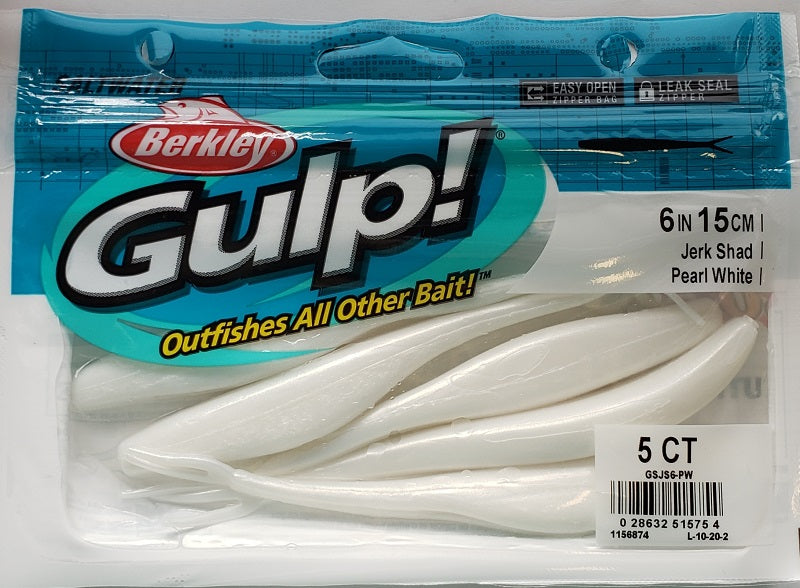 Berkley Gulp! Jerk Shad White