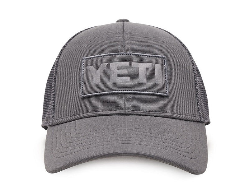 Yeti Grey on Grey Trucker Hat